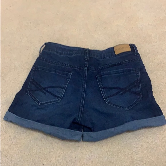Aeropostale High Waisted Midi Jean Shorts - Picture 2 of 3